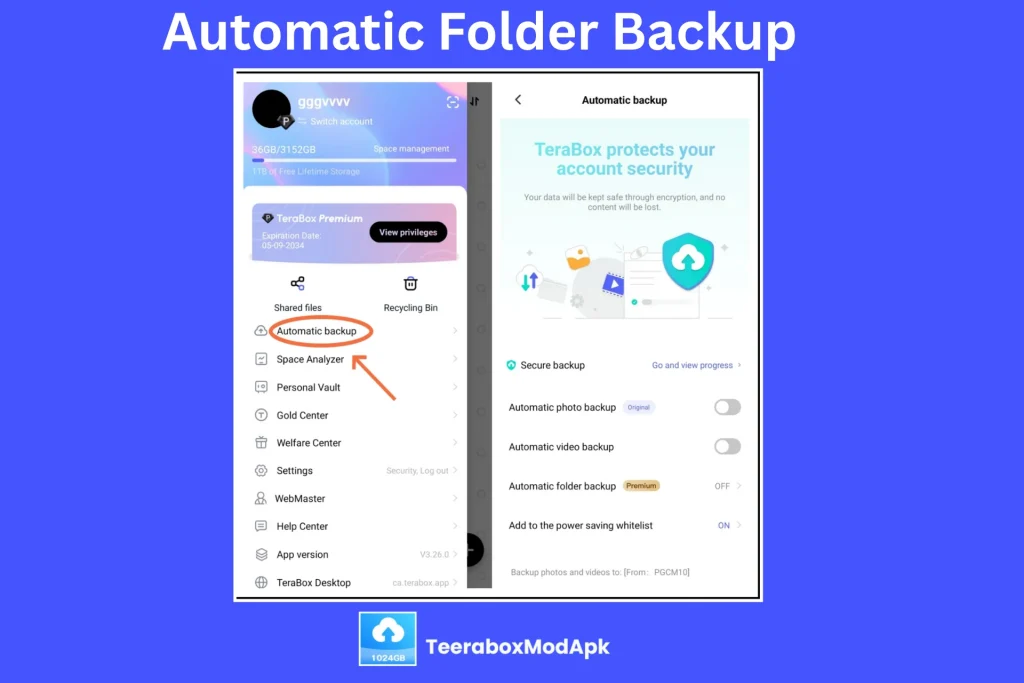 Automatic Folder Backup