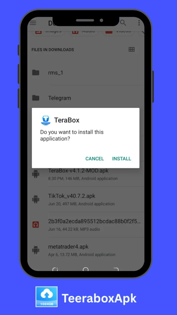 How To Downloads and install Of Terabox Mod Apk On Android