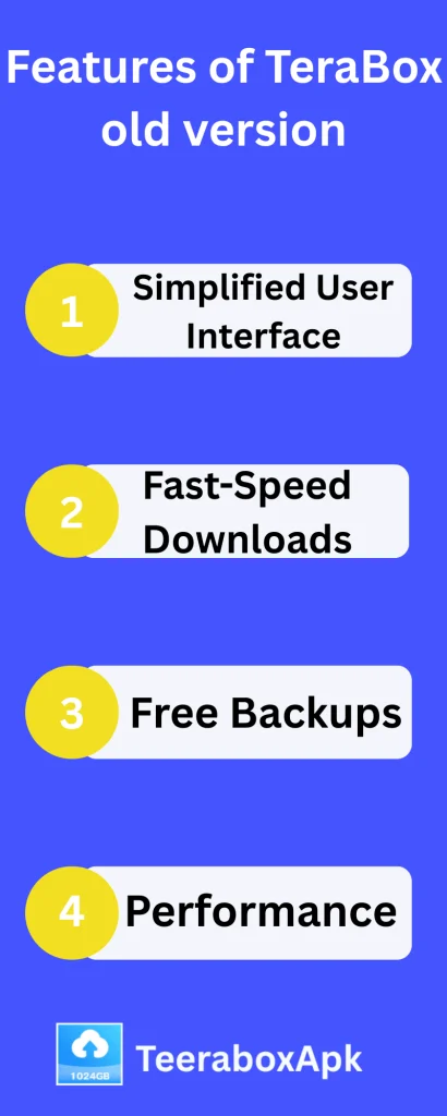Features of TeraBox mod apk old version