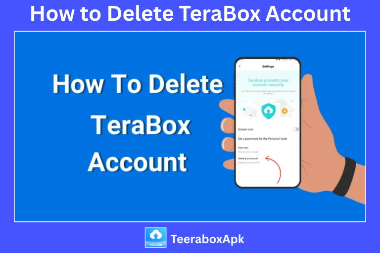 How to Delete TeraBox Account