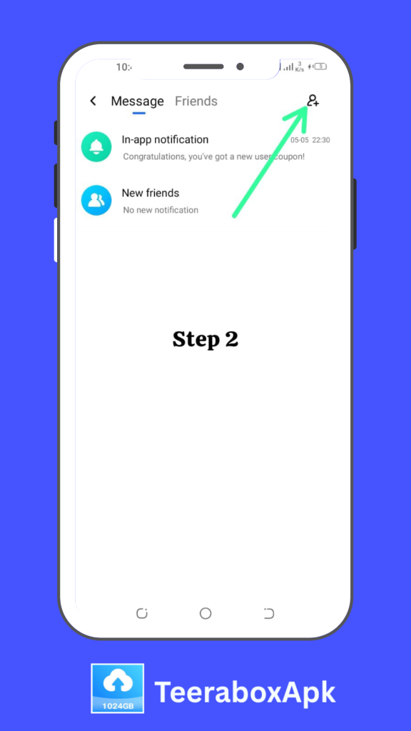 Step to Add Friends in TeraBox?
