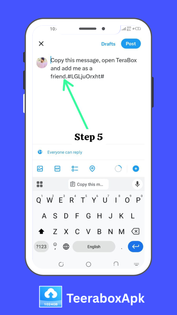Step to Add Friends in TeraBox?