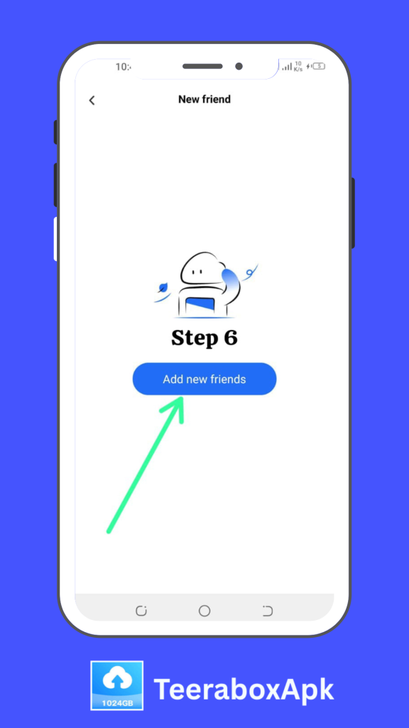 Step to Add Friends in TeraBox?