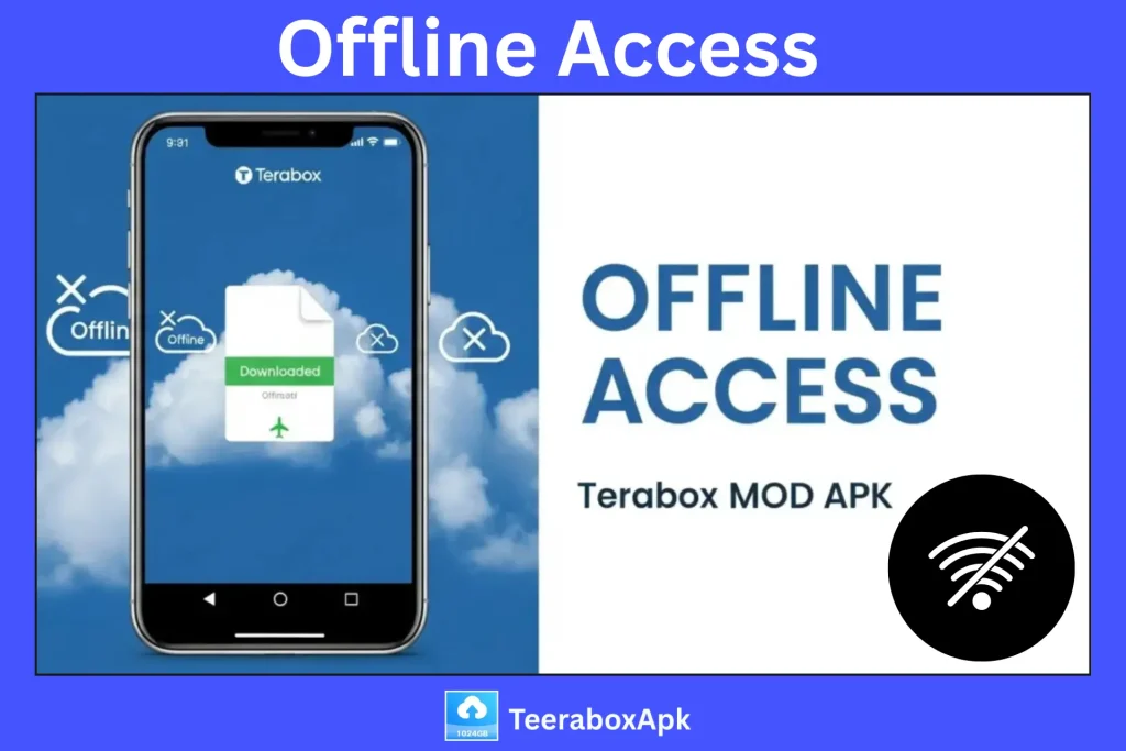 Offline access Terabox Mod Apk
