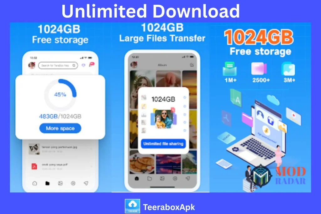 Unlimited Download Terabox premium Apk